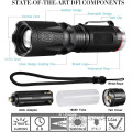 Flashlight tattico bianco da 2 in 1 UV